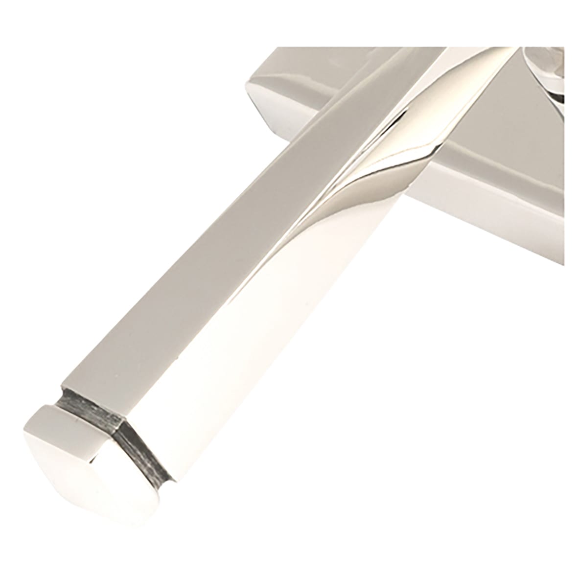 Polished Stainless Steel uPVC Slimline Multipoint Door Handles - 92mm c/c - Avon Range - view 3