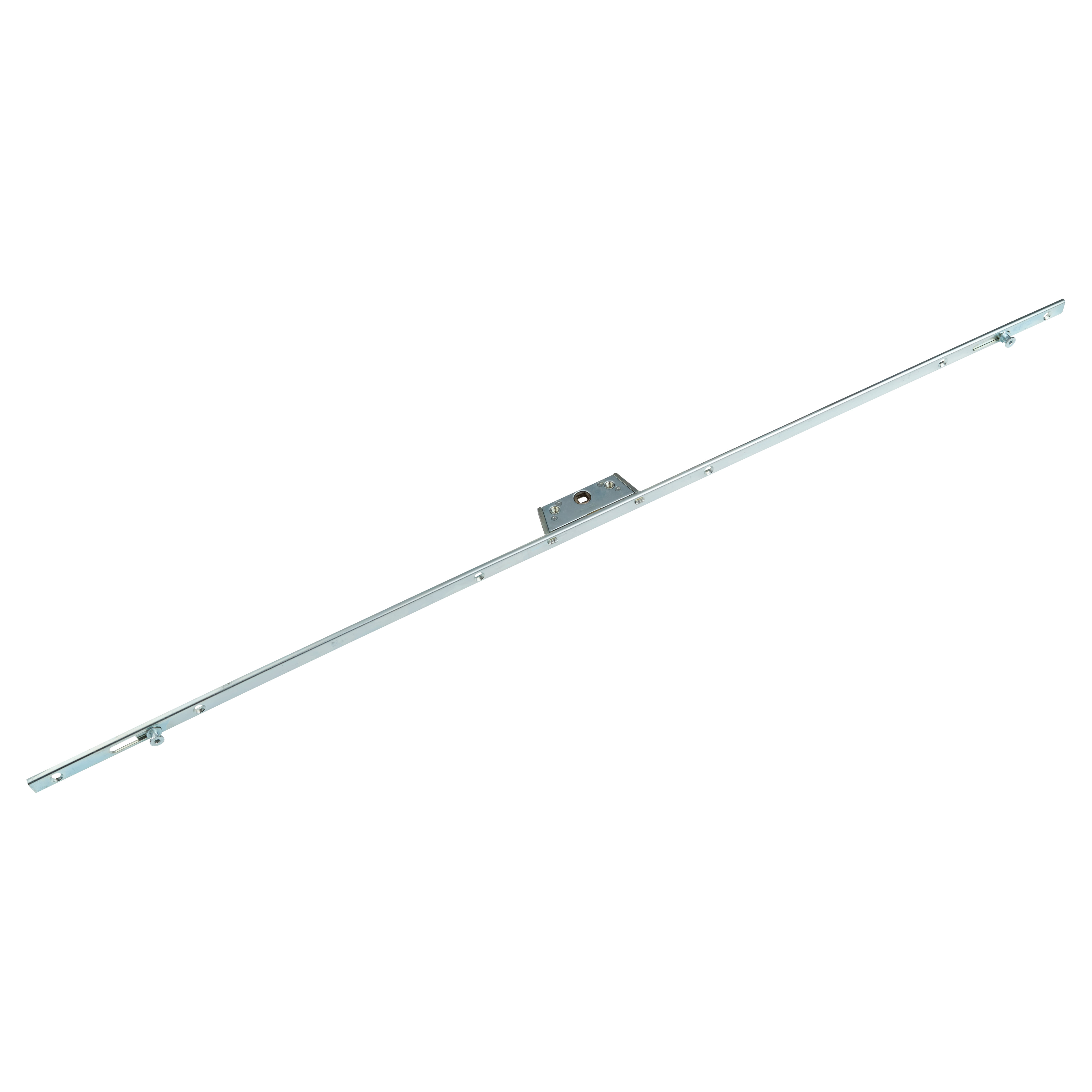 Slim U-Rail Offset Espagnolette uPVC Window Lock - 800mm Length - 20mm Backset - 8mm Cam - view 2