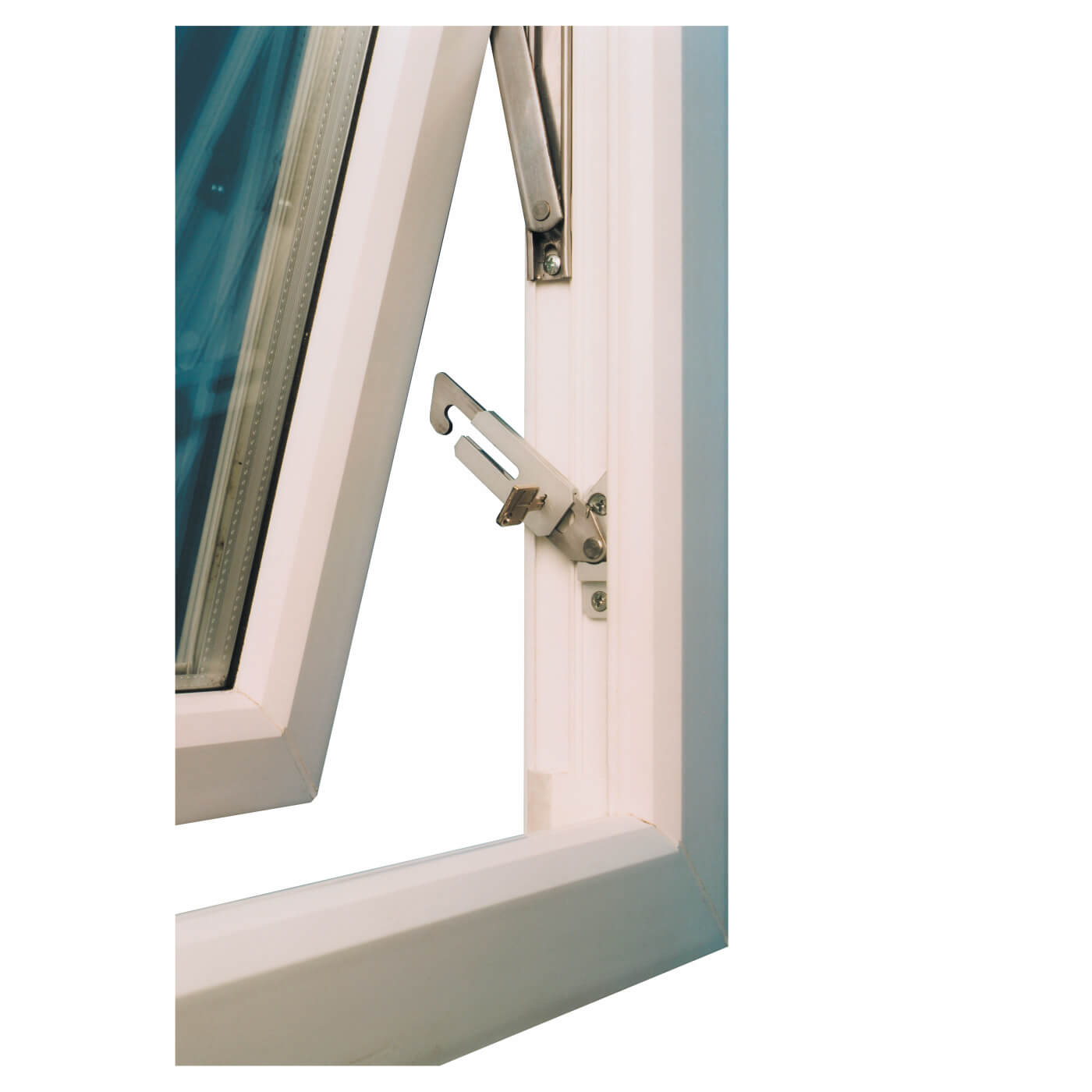 Concealed uPVC/Timber Window Restrictor - 105 x 23mm - Pack of 2 - view 3