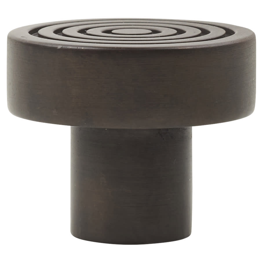 Hoxton Murray Round Cabinet Knob - 30mm Diameter - Dark Bronze - view 2