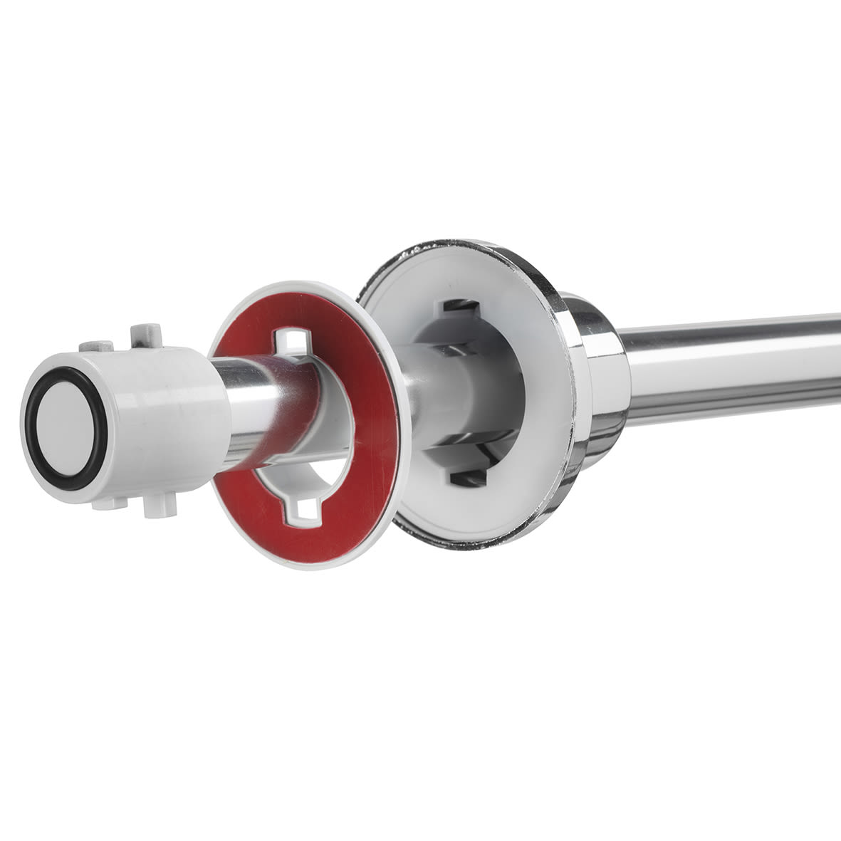 Stick 'n' Lock Premium Shower Rail - Telescopic Rod - 700 -1170mm Length - Polished Chrome - view 5