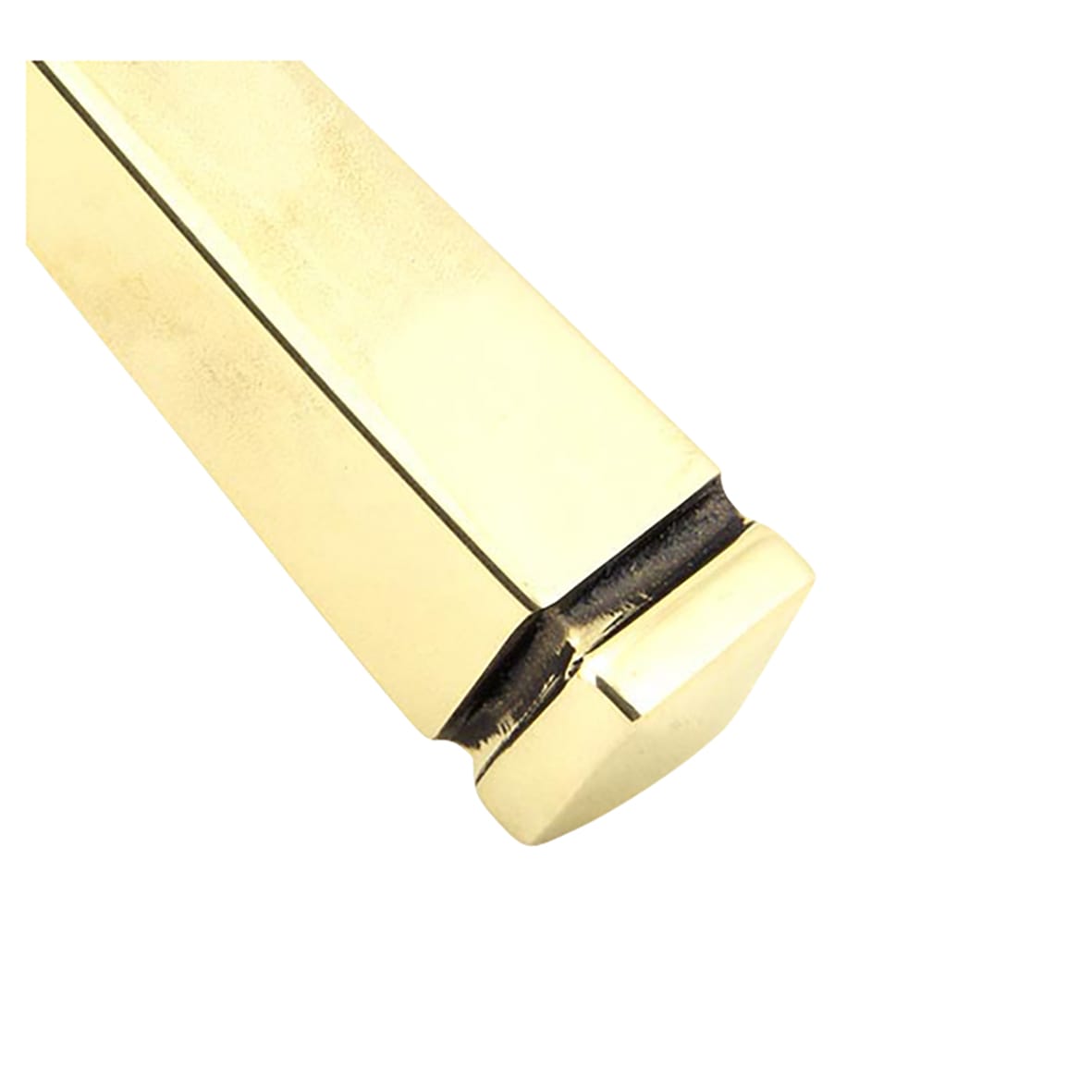 Aged Brass Latch Door Handles - Avon Range - 152 x 48mm - view 3
