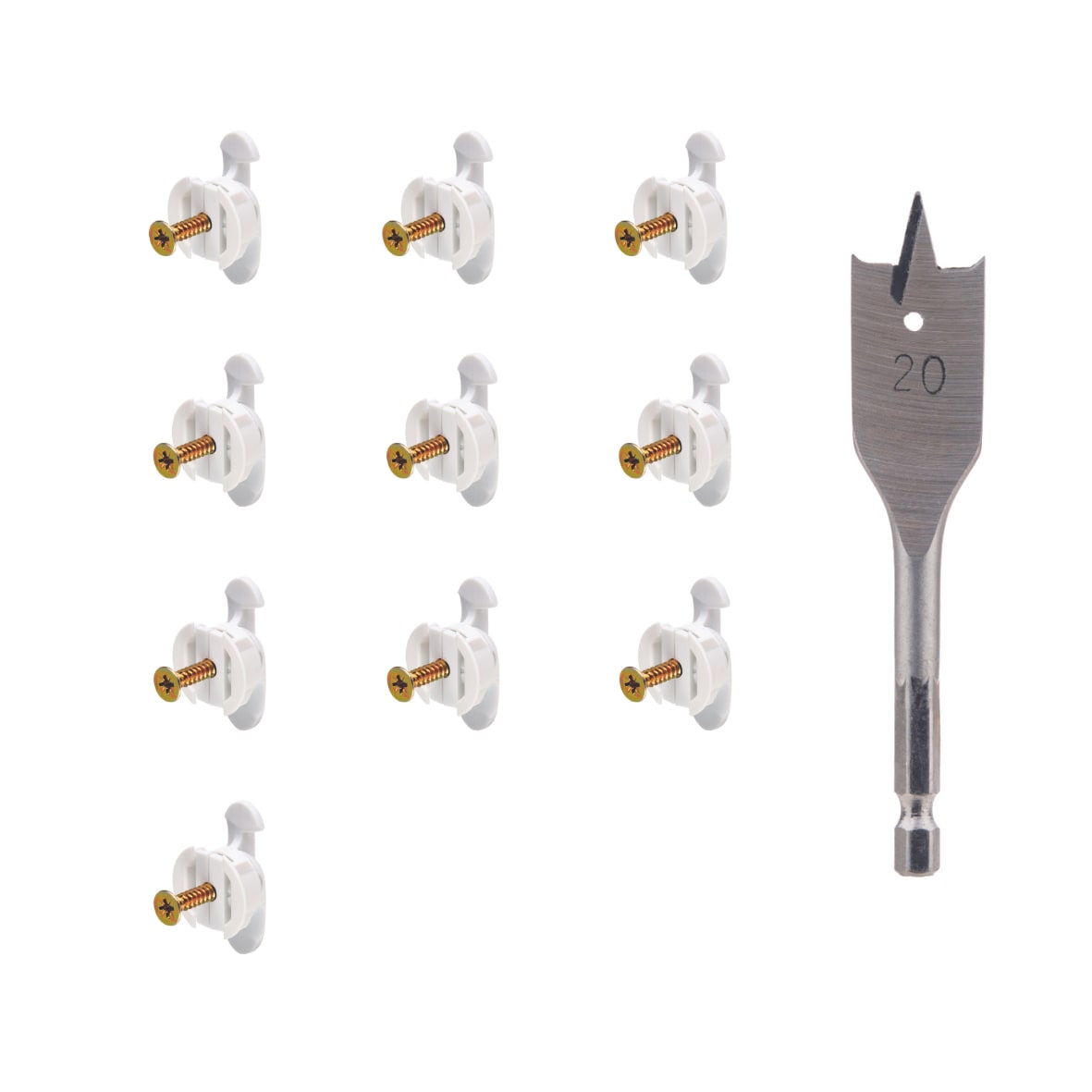 Universal Heavy Duty Plasterboard Fixings - 5 x 20mm - Pack of 10 - view 2