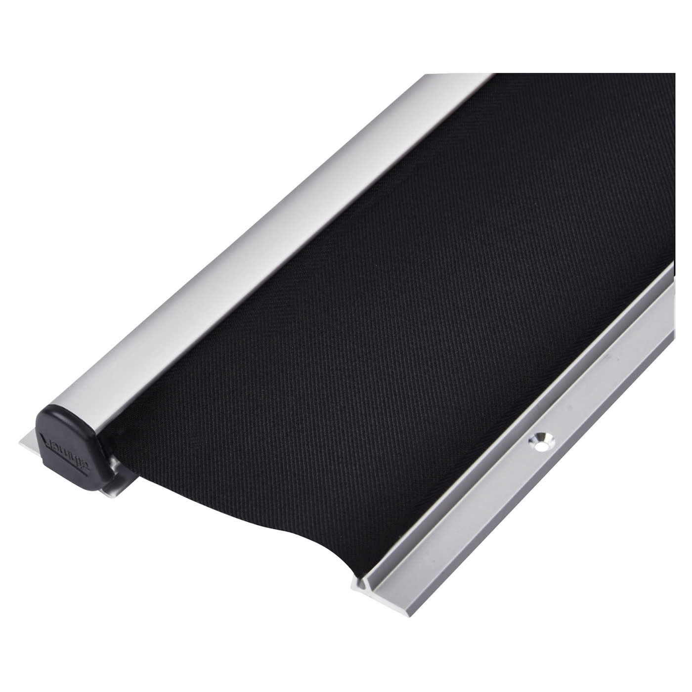 Roller Finger Guard With Black Fire Retardant Fabric - 1925mm Length - Silver - view 2