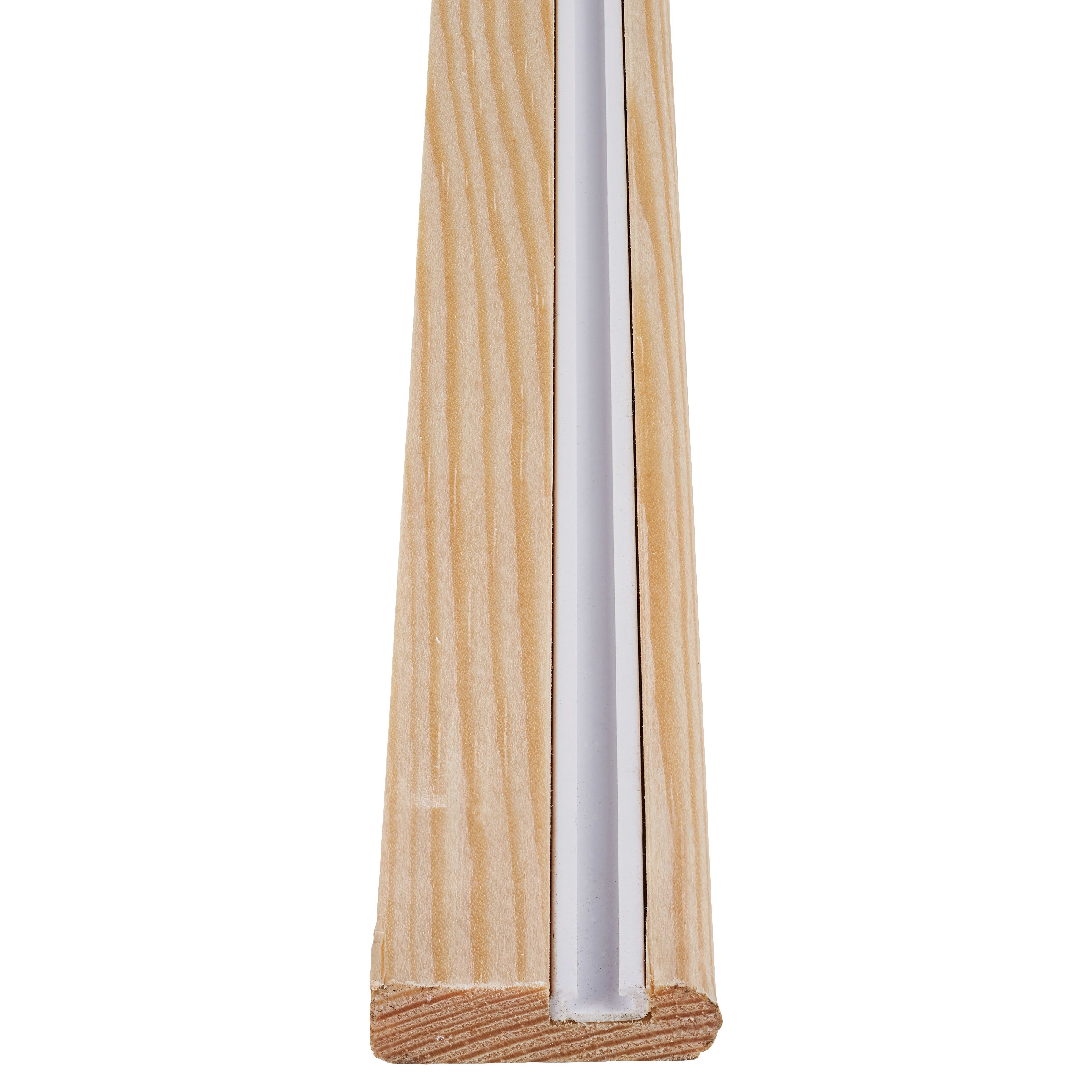 FSC Timber Parting Bead - 25 x 8mm - 3000mm Length - Natural - Pack of 5 - view 2