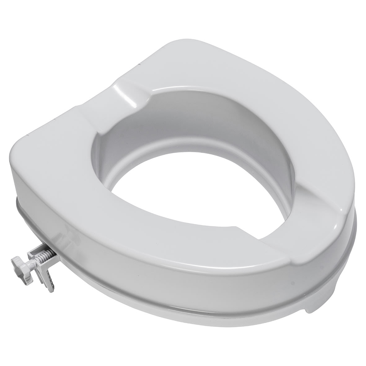 Carragh Standard Close Raised Toilet Seat - White - view 4
