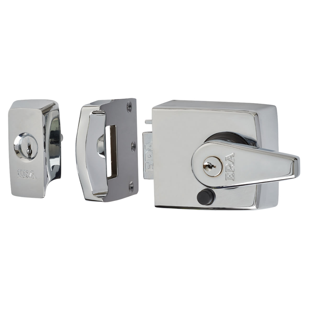 Front Door Furniture Kit - Polished Chrome - view 7
