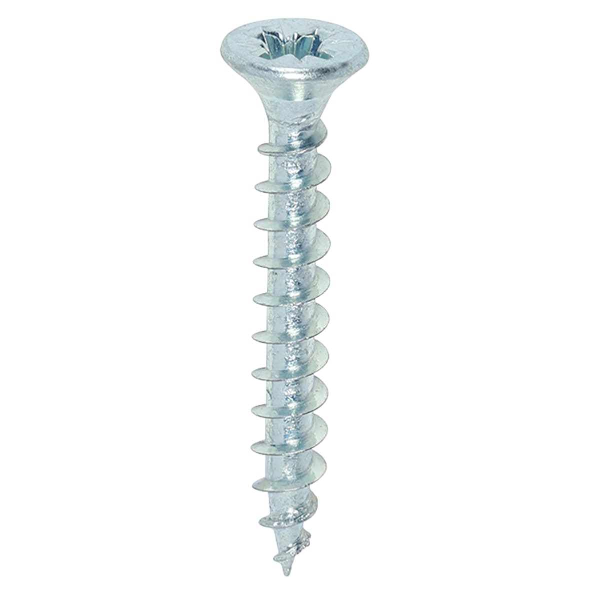 Solo Chippy Pozi Countersunk Wood Screws - 4.0 x 30mm - Zinc Plated - Pack of 200 - view 3