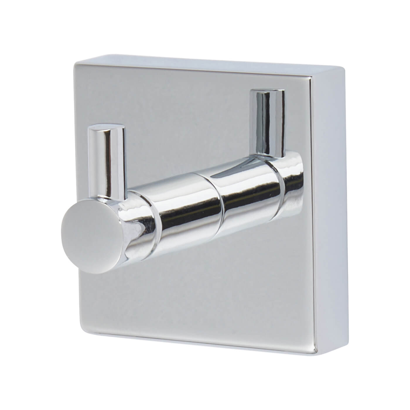 Chester Single Robe Hook - 54 x 54 x 47mm - Polished Chrome - view 2