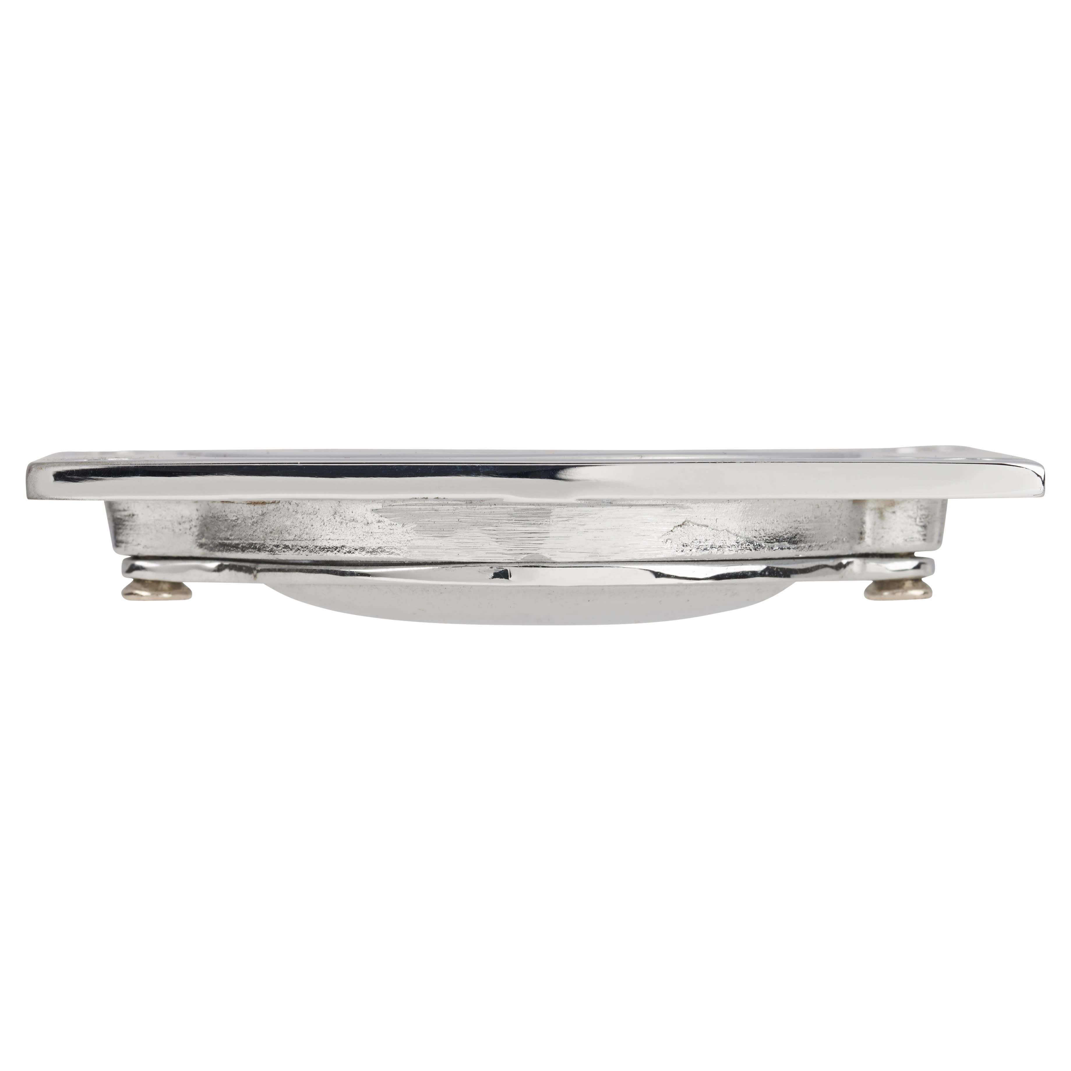 Flush Chest Drawer Cabinet Pull Handle - 75 x 45mm - Polished Chrome - view 4