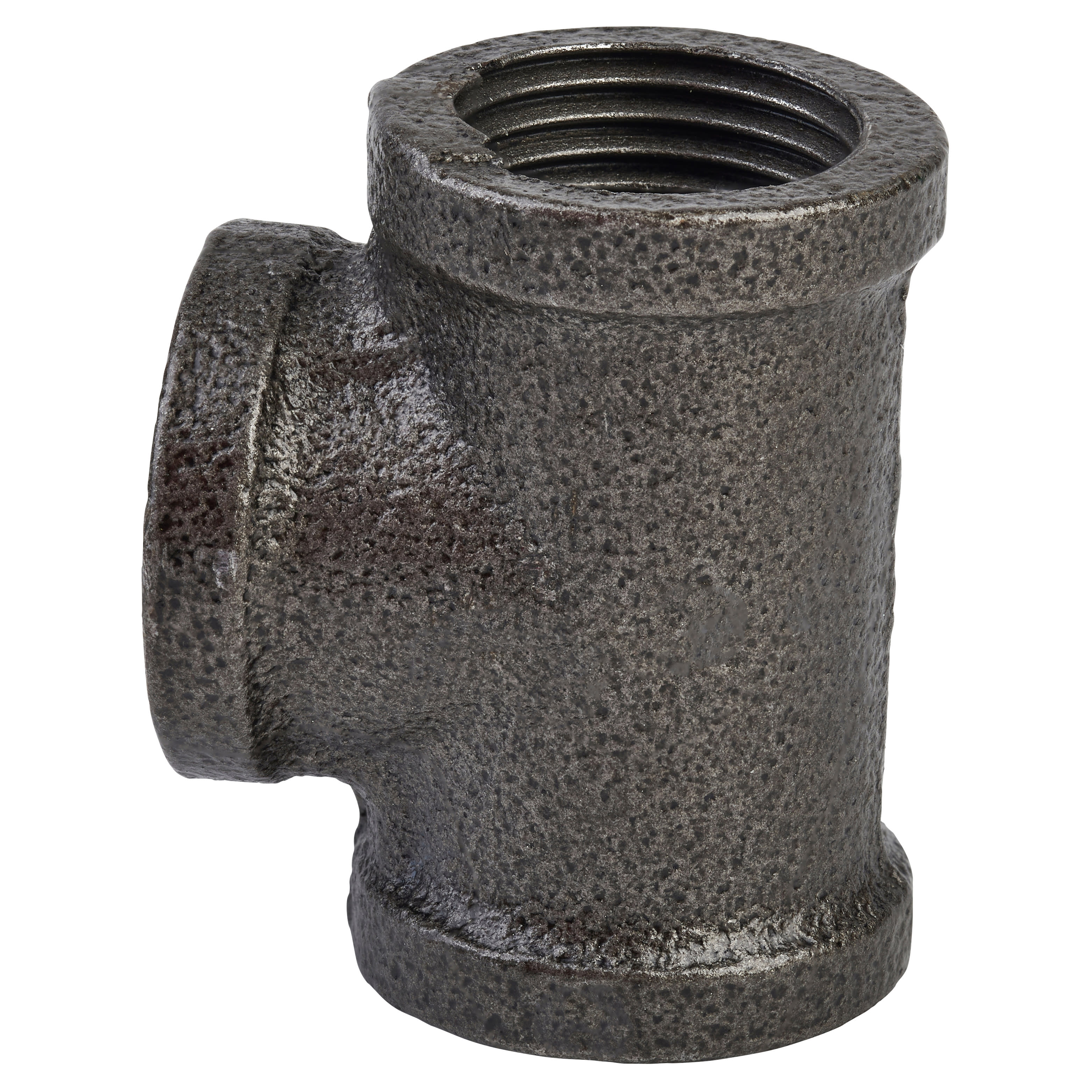 1/2" Pipe Shelving Iron Pipe Tee Connector - Grey - view 3