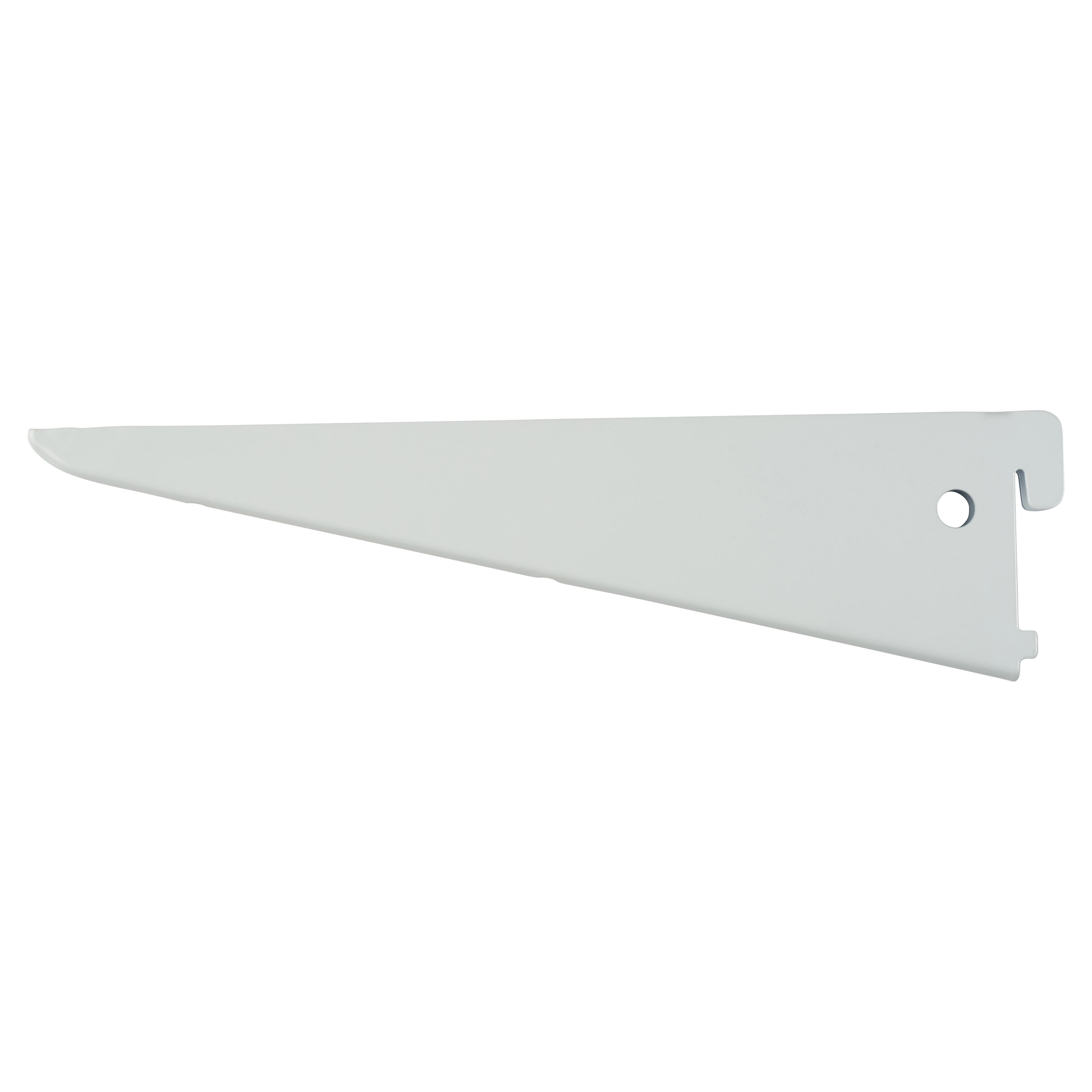 Twin Slot Shelf Bracket - 220mm Length - White - view 3