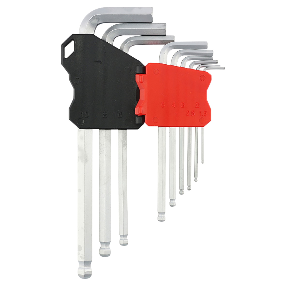 Long Arm Ball End Hex Key Set - 9 Pieces - view 2