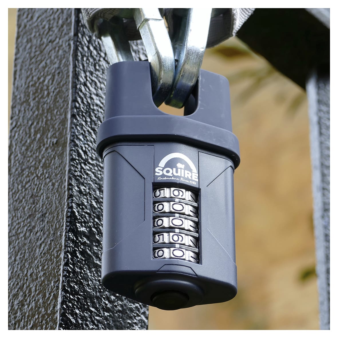 CP50CS Combination All Weather Closed Shackle Padlock - 50mm Body - 22 x 20mm Shackle - Blue - view 7