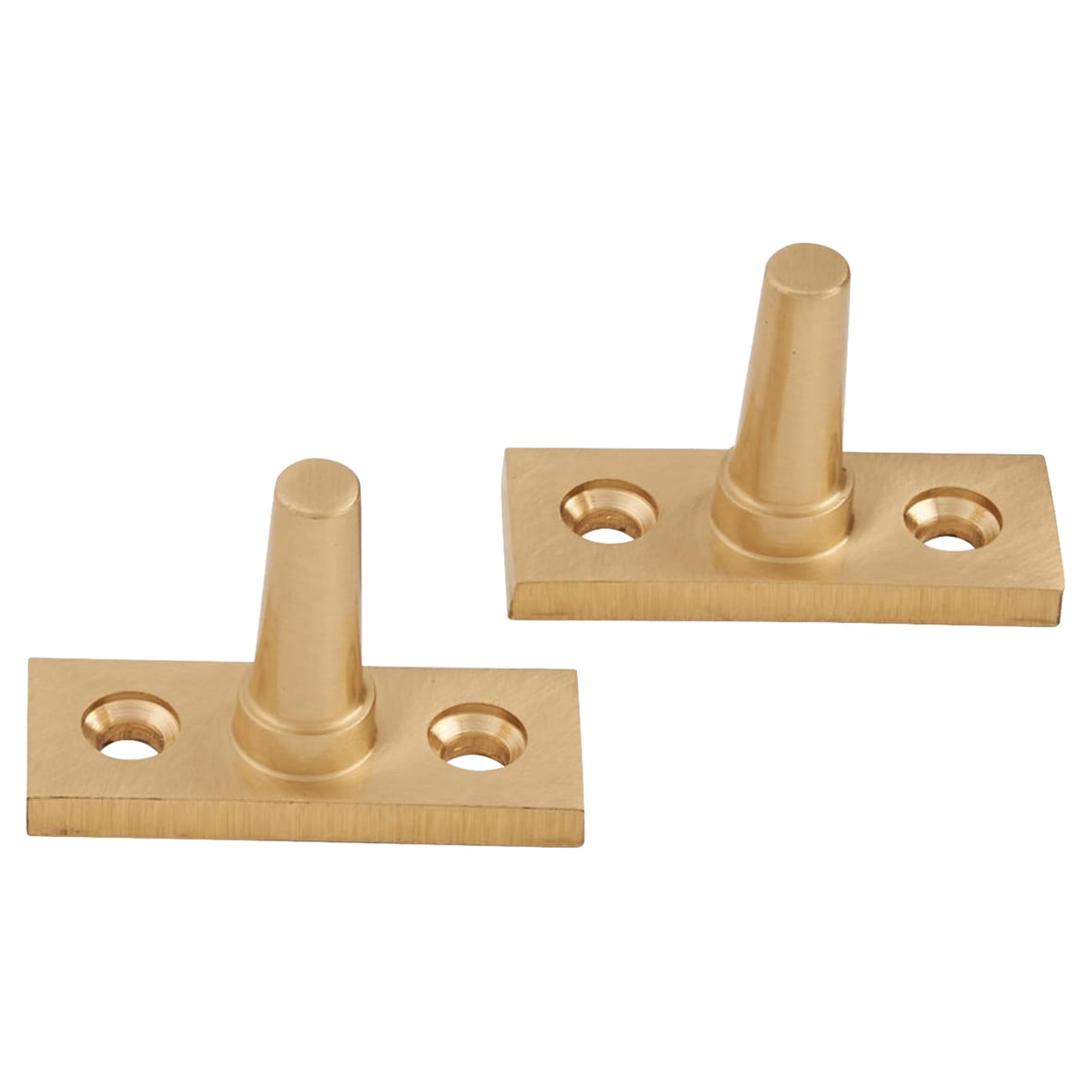 Victorian Casement Window Stay - 10"/264mm Length - Satin Brass - view 3