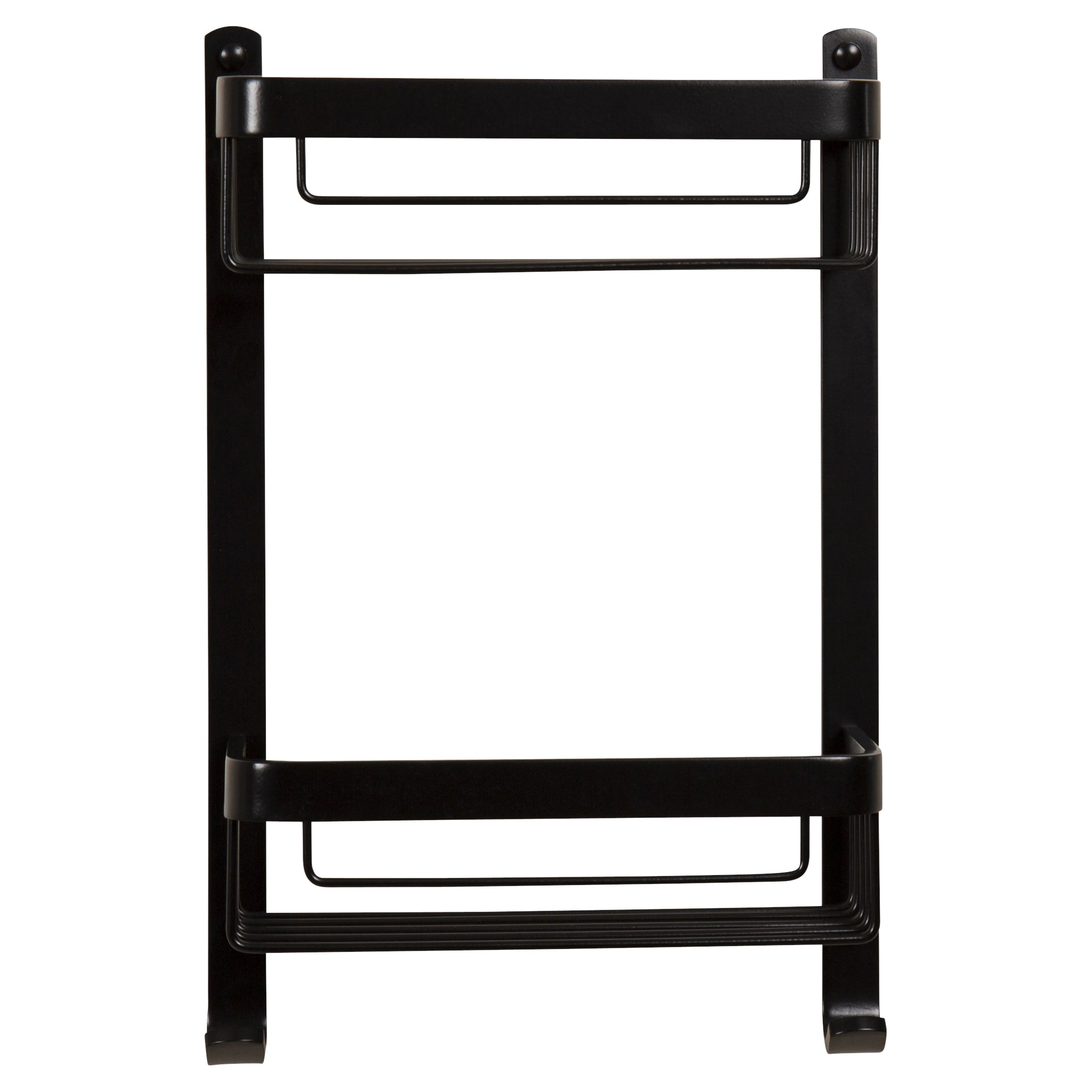 Wirework Shower Cosmetic Basket - Two Tier - 390 x 256 x 127mm - Matt Black - view 5