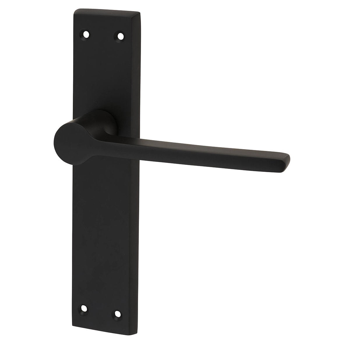 Matt Black Latch Door Handles Pack - Farley Range - view 2