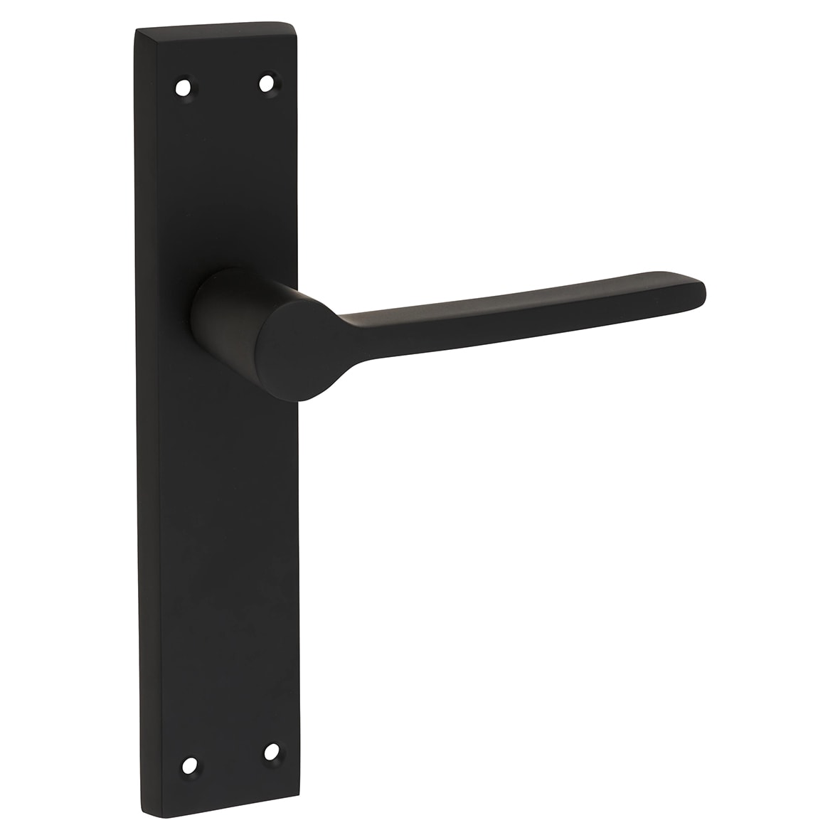 Matt Black Latch Door Handles Pack - Farley Range - view 3