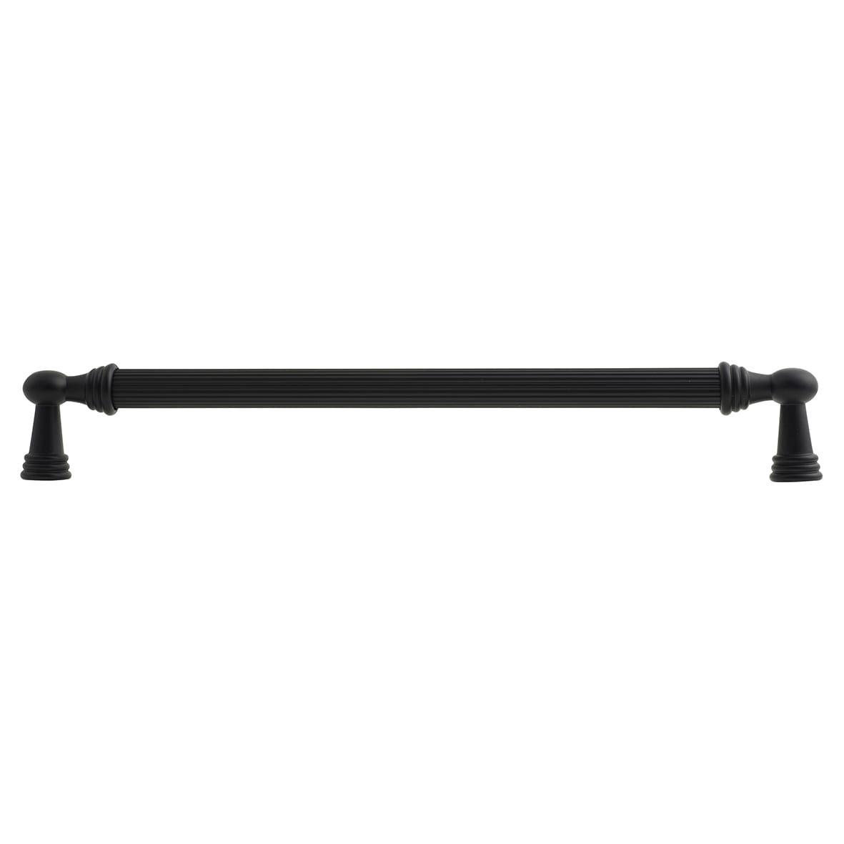 Whitby Lines 10mm T-Bar Cabinet Pull Handle - 224mm Centres - Matt Black - view 2