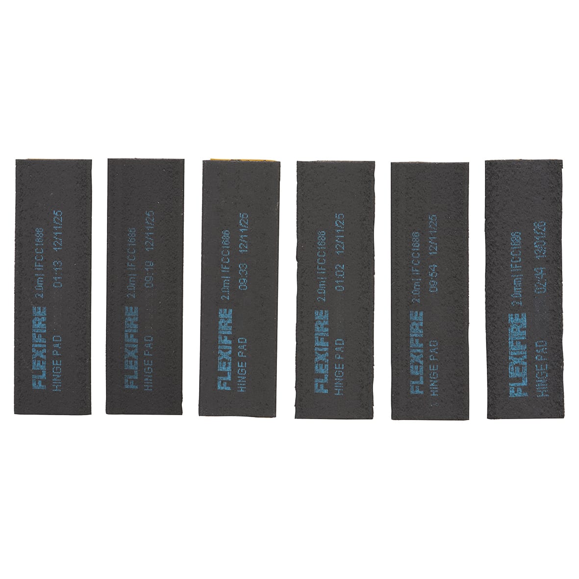Interdens Intumescent Hinge Pads For & - Radius - 100 x 30 x 1mm - Pack of 6 - view 3