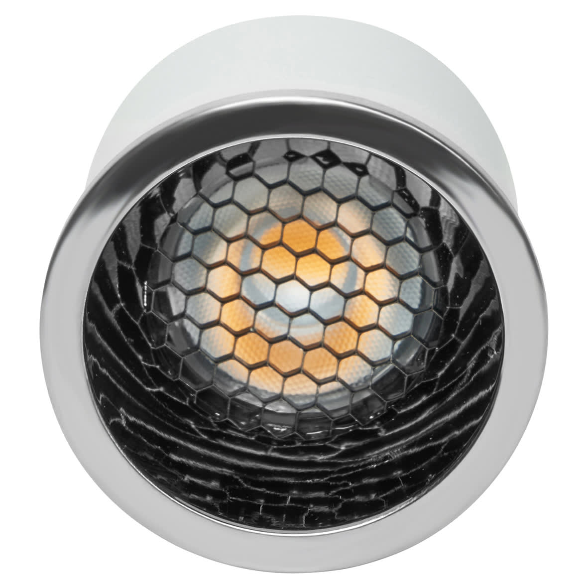 Forum Inlight Anti-Glare 4.8W GU10 LED Dimmable Spotlight Lamp - 4000K Cool White - Polished Chrome - view 2