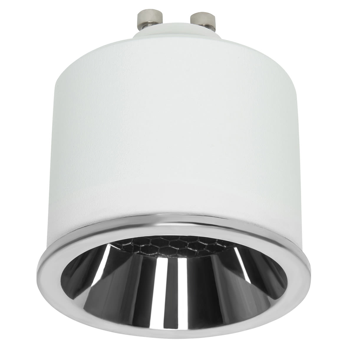 Forum Inlight Anti-Glare 4.8W GU10 LED Dimmable Spotlight Lamp - 4000K Cool White - Polished Chrome - view 3
