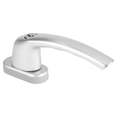 uPVC/Timber Tilt Before Turn Locking Multipoint Window Handle - Dual - Anodised Silver - view 2