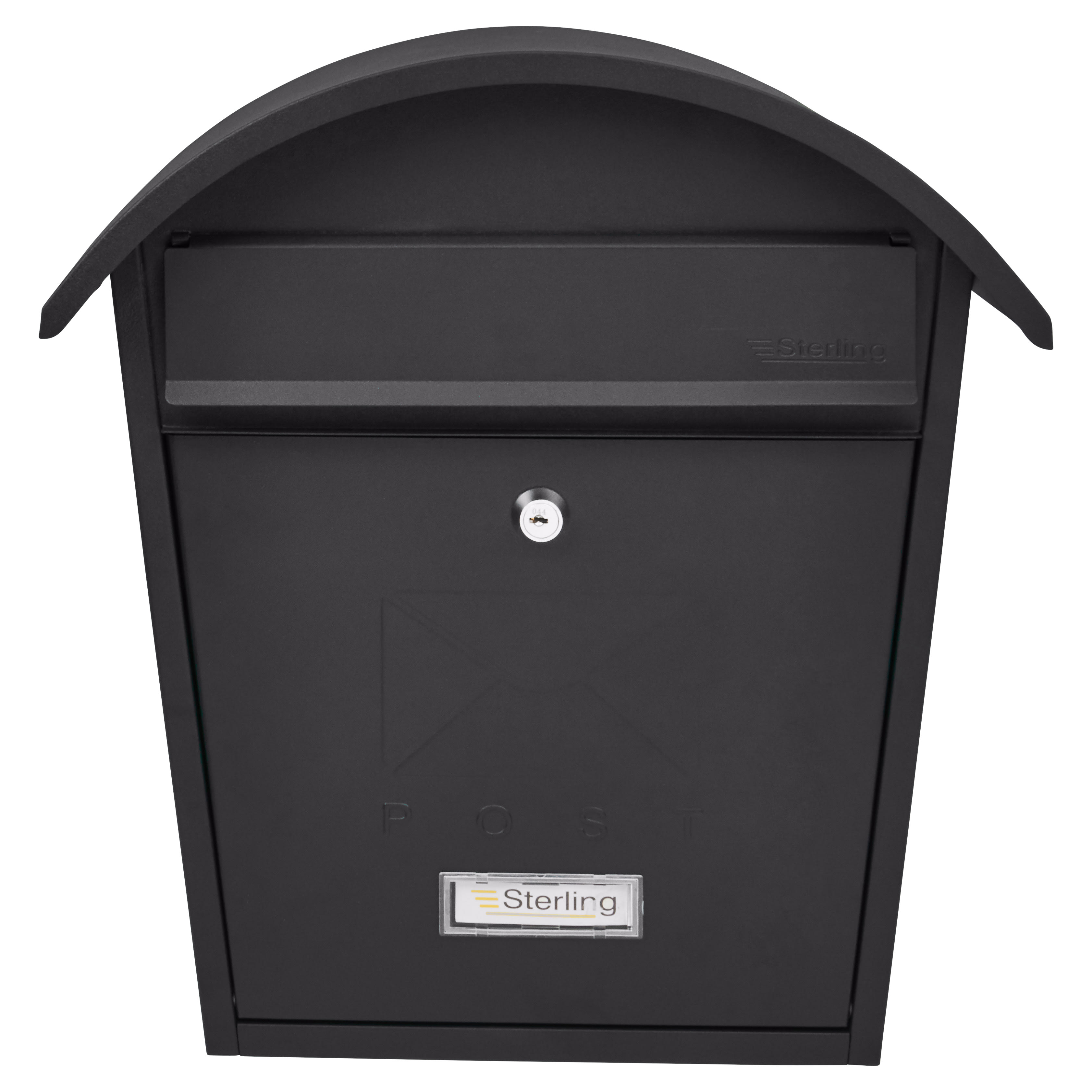Classic Postbox - 363 x 370 x 134mm - Black - view 5