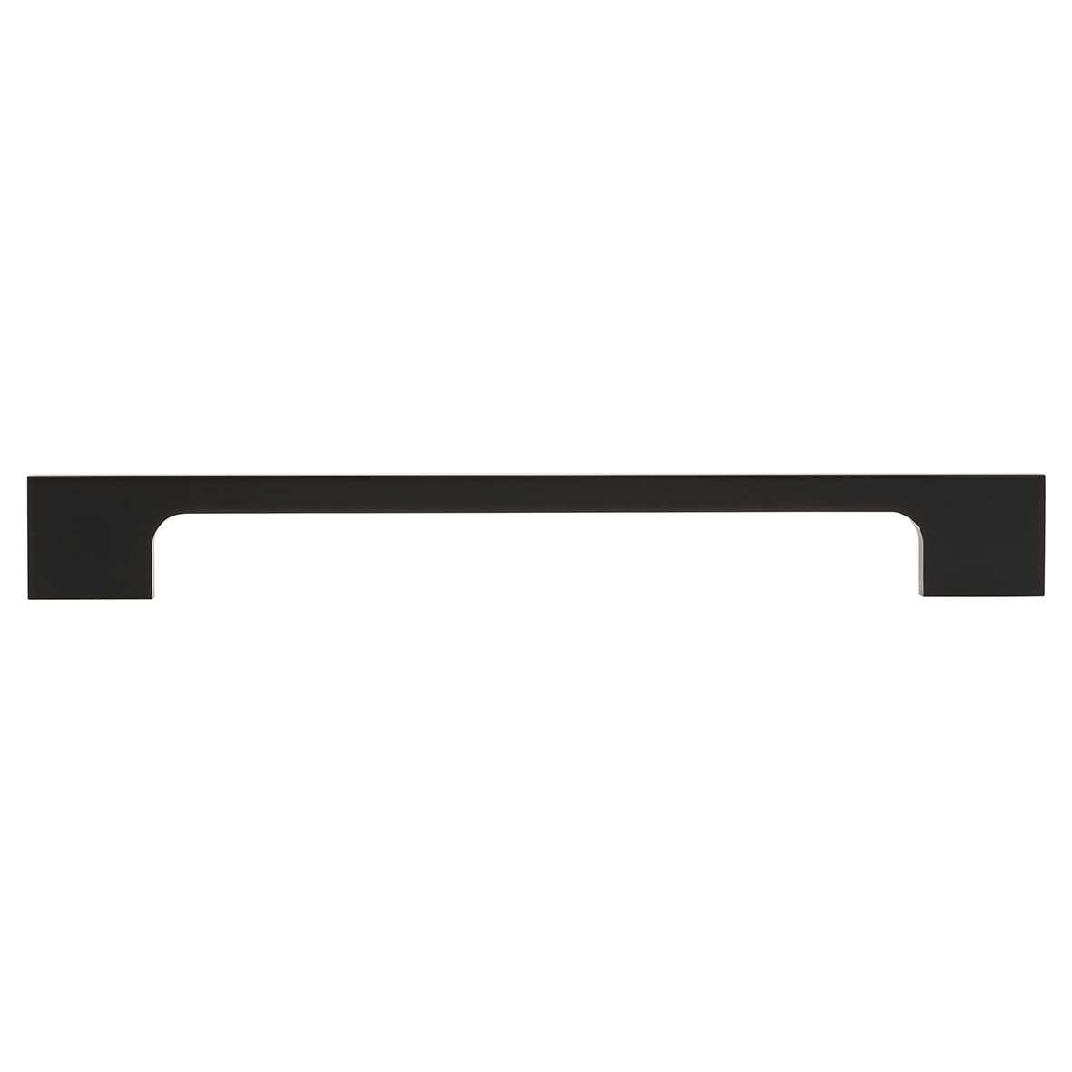 Bibury 8mm Slim D-Bar Cabinet Pull Handle - 224mm Centres - Matt Black - view 2