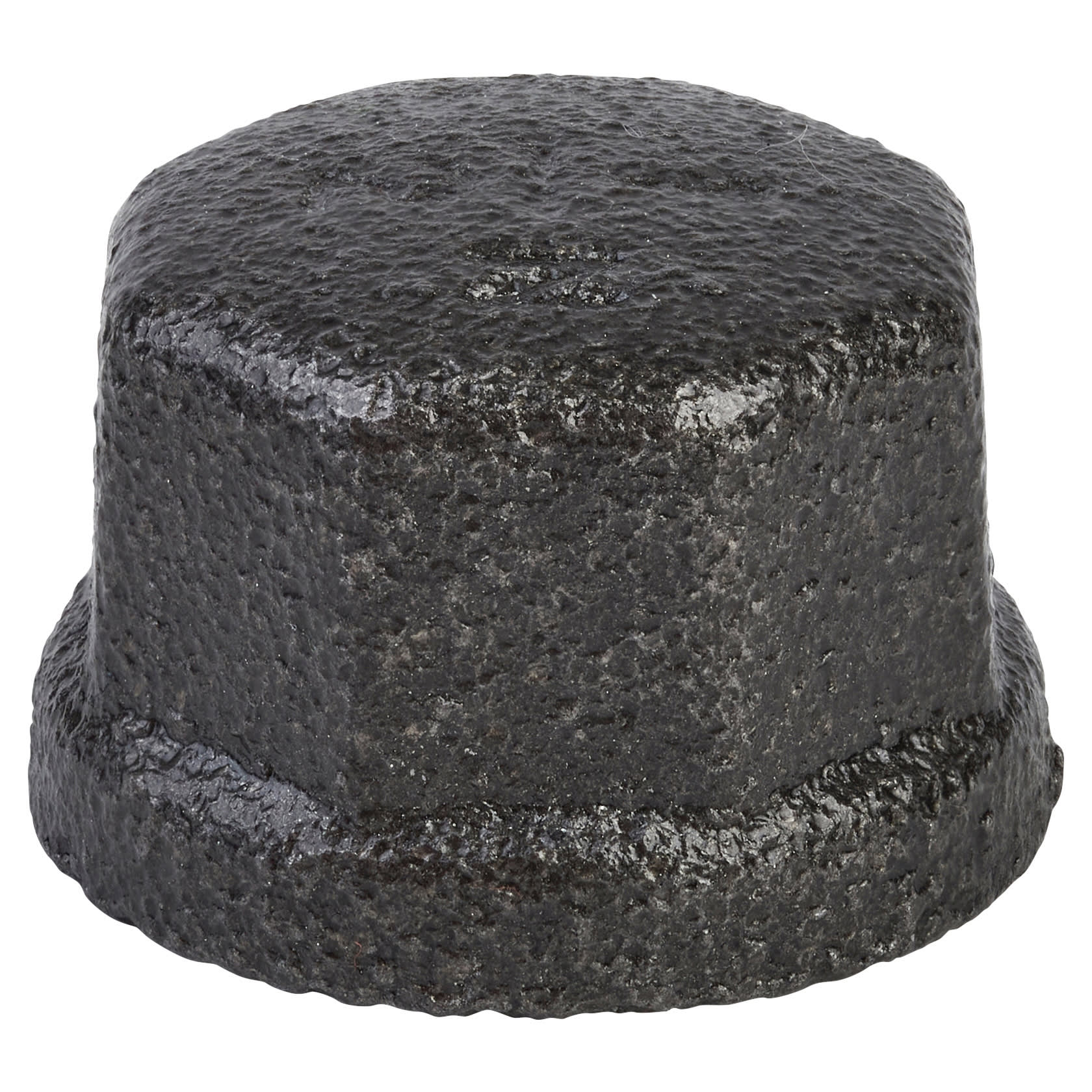 3/4" Pipe Shelving Iron End Cap - 32mm Diameter - Grey - view 2
