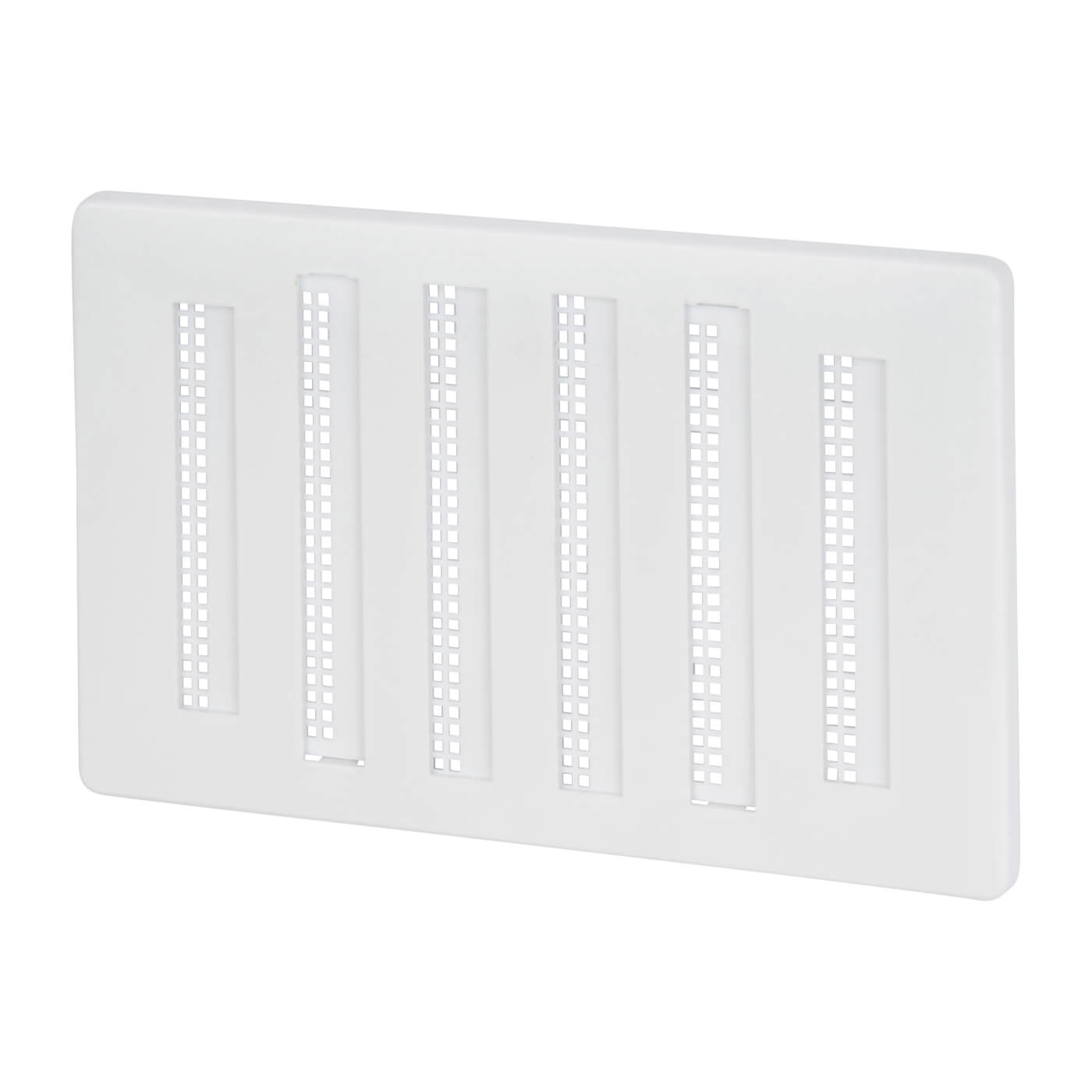 Hit & Miss Vent - 155 x 95mm - 2182mm² Free Air Flow - White Plastic - view 2