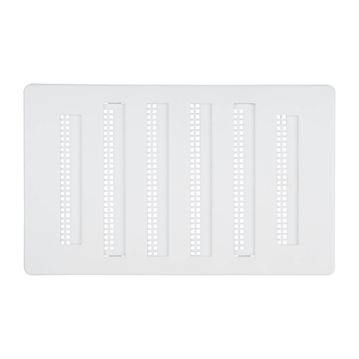 Hit & Miss Vent - 155 x 95mm - 2182mm² Free Air Flow - White Plastic - view 3