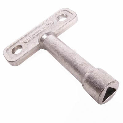 Meter Reader's Key - Zinc Plated - view 2