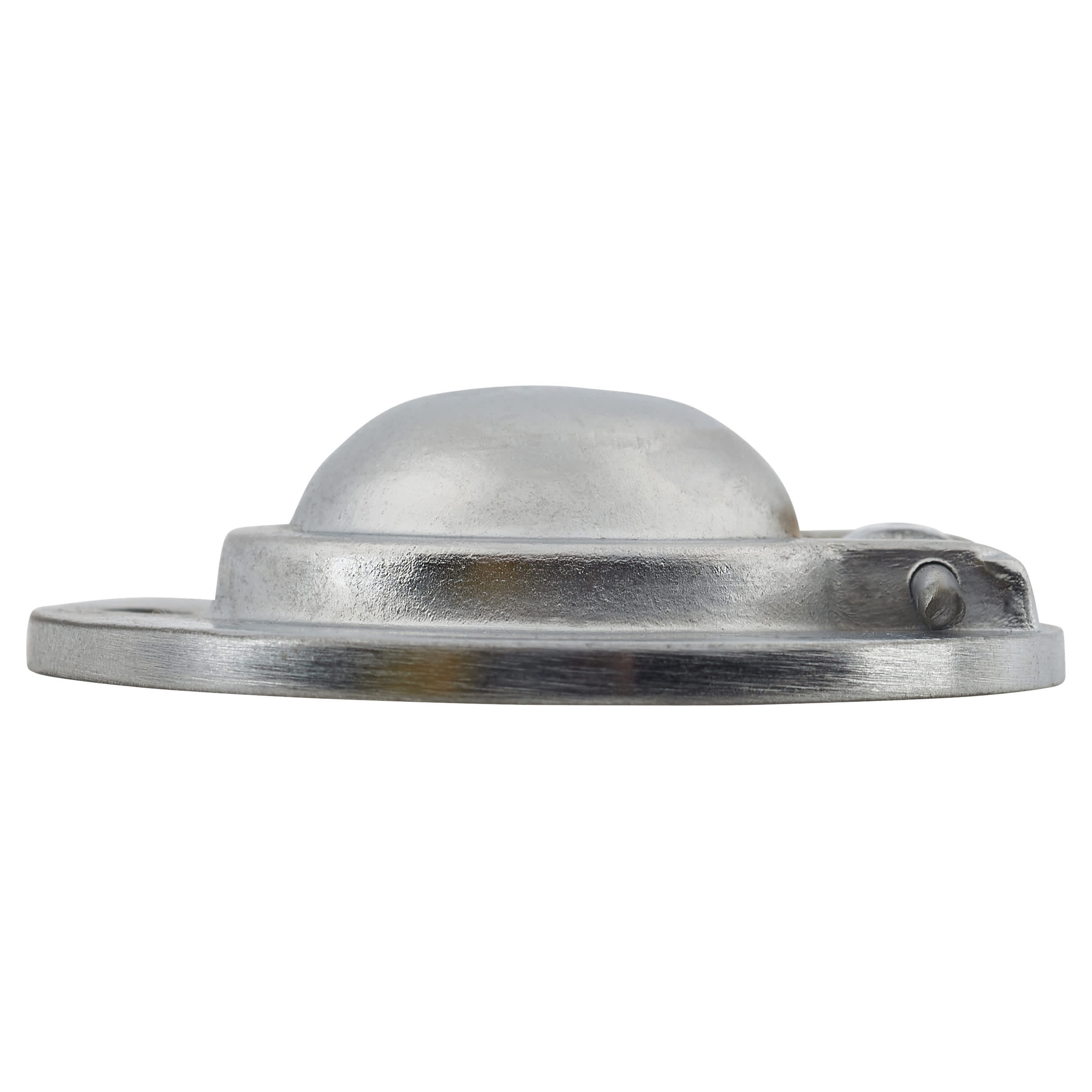 Round Flush Ring Cabinet Pull Handle - 45mm Diameter - Satin Chrome - view 4