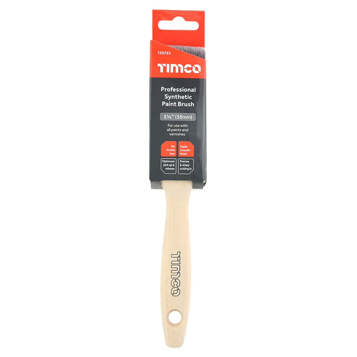 Professional Synthetic Paint Brush - 1.5"/38mm Width - view 2