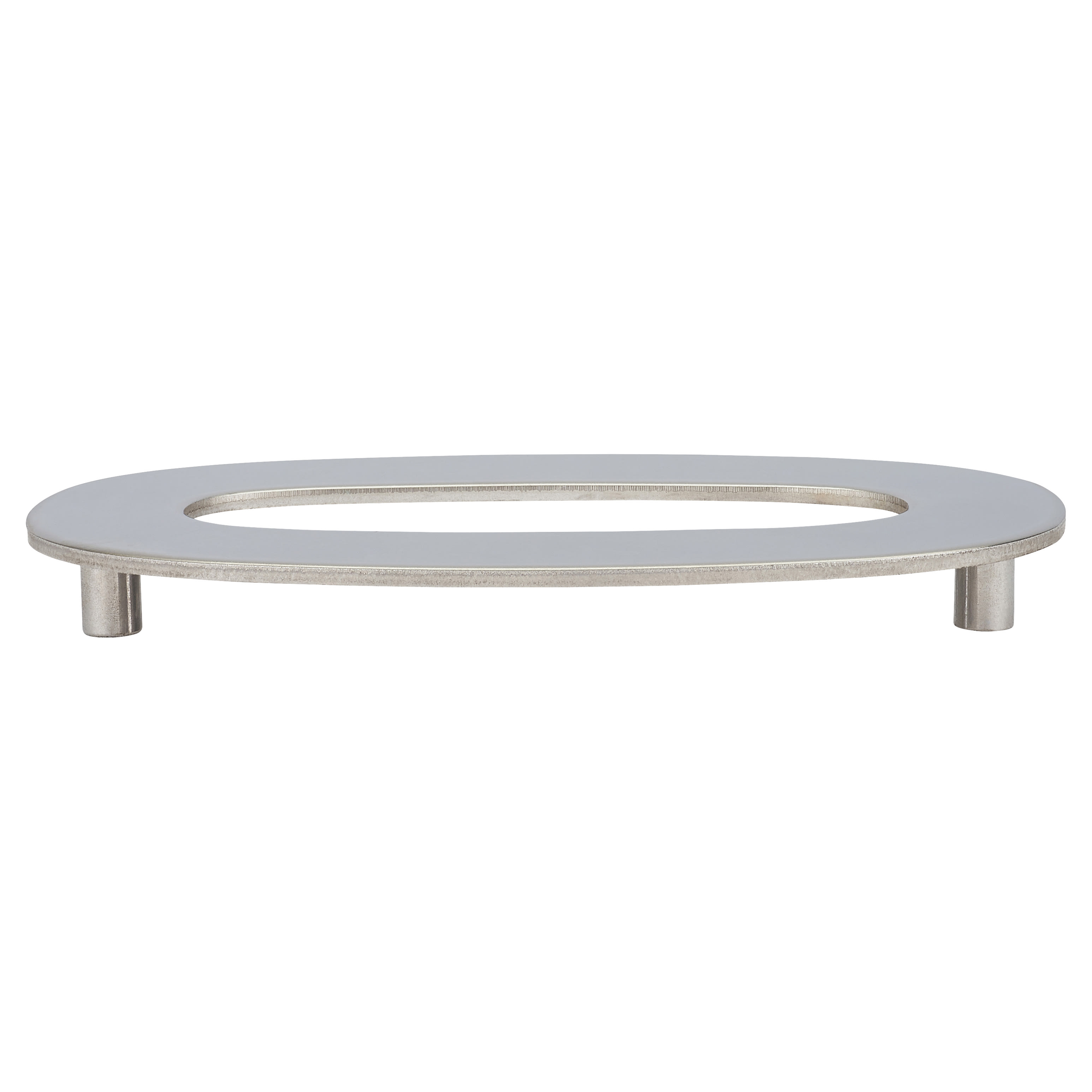 100mm Concealed Screw Fix Door Numeral - 0 - Polished Stainless Steel - view 3