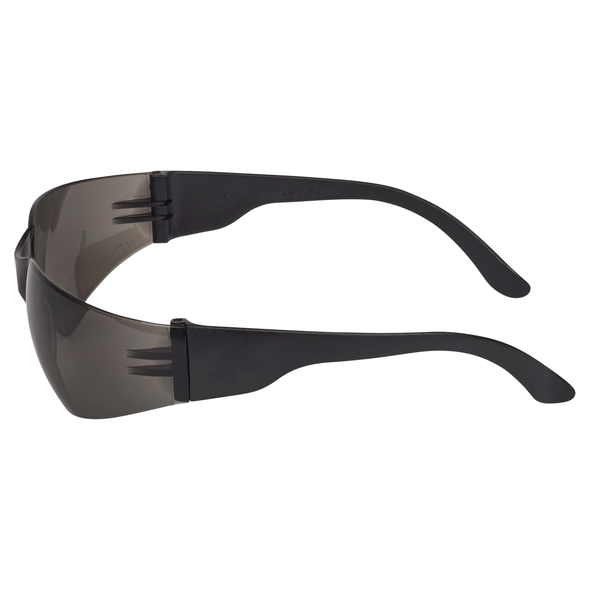 Safety Spectacle With Anti-Scratch Lens - - Smoke - view 3