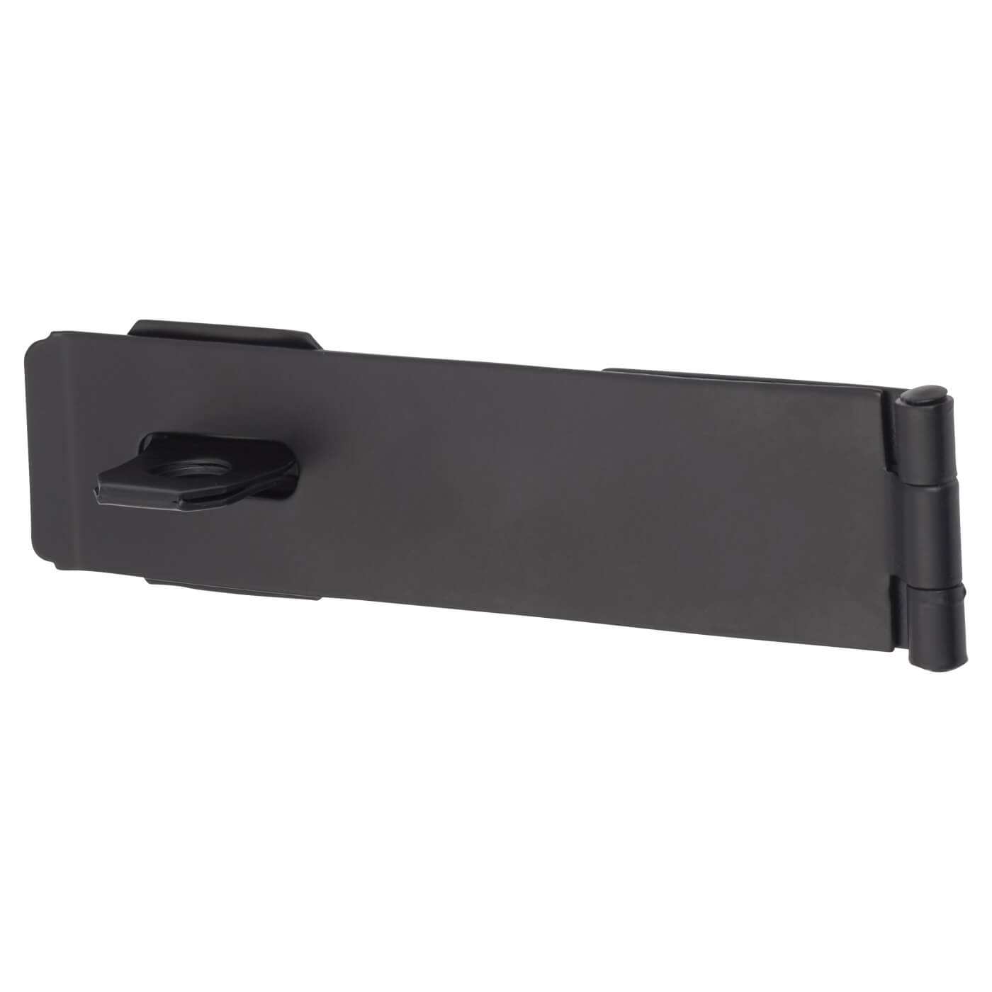 Light Duty Safety Hasp & Staple - 150mm Length - Black - view 2
