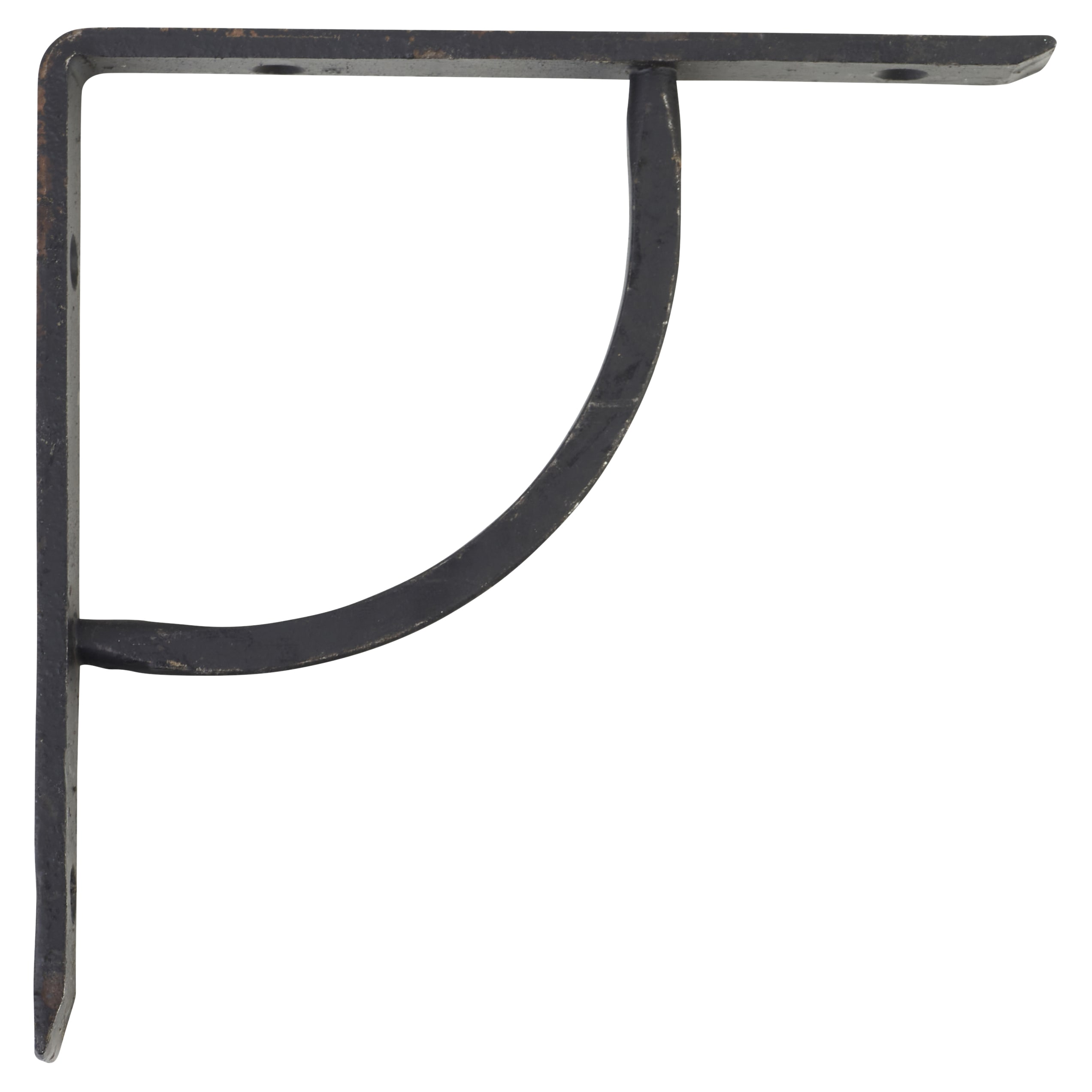 Plain Shelf Bracket - 159 x 159mm - Black Beeswax - view 2