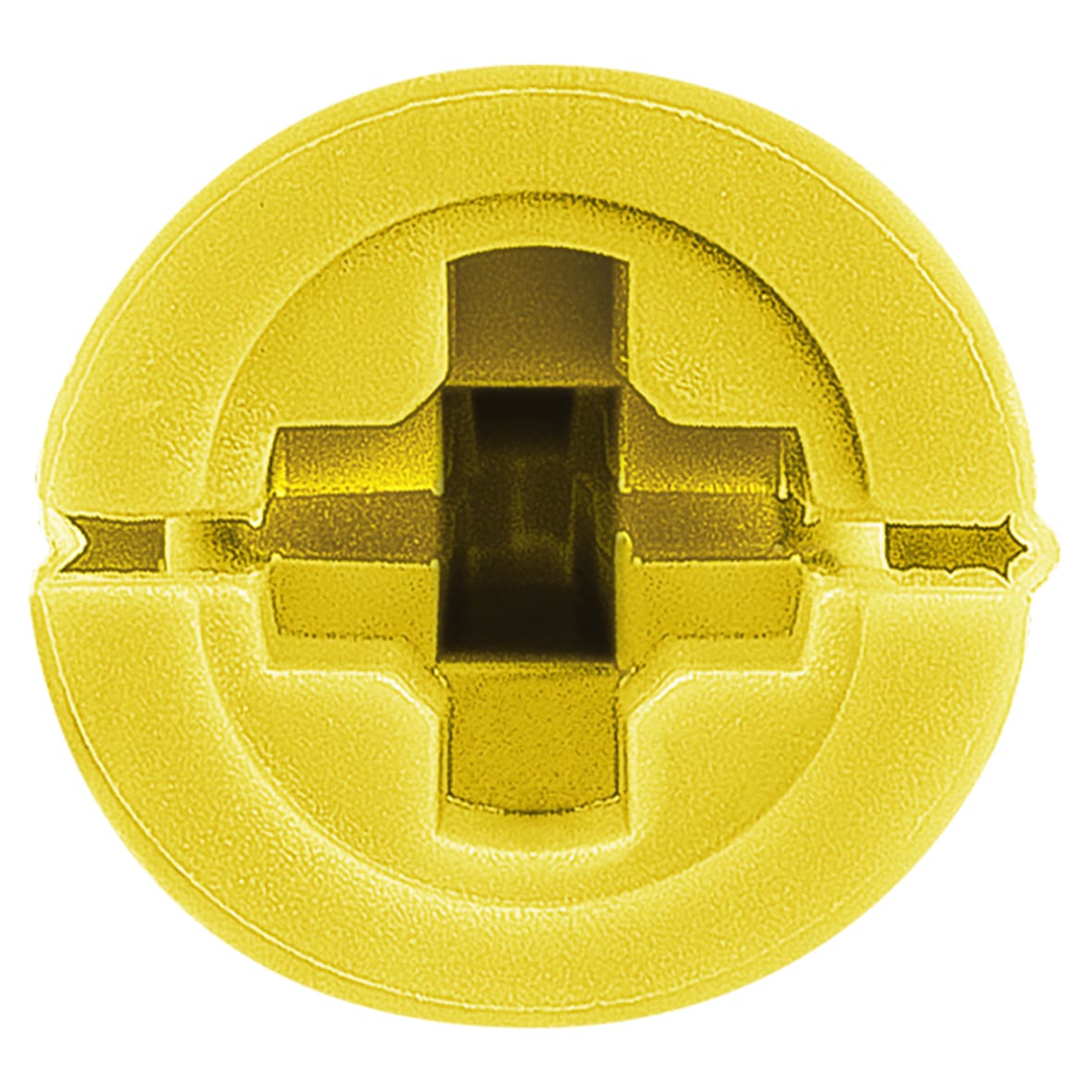 UNO Wall Plug - 5 x 24mm - Yellow - Pack of 1000 - view 5