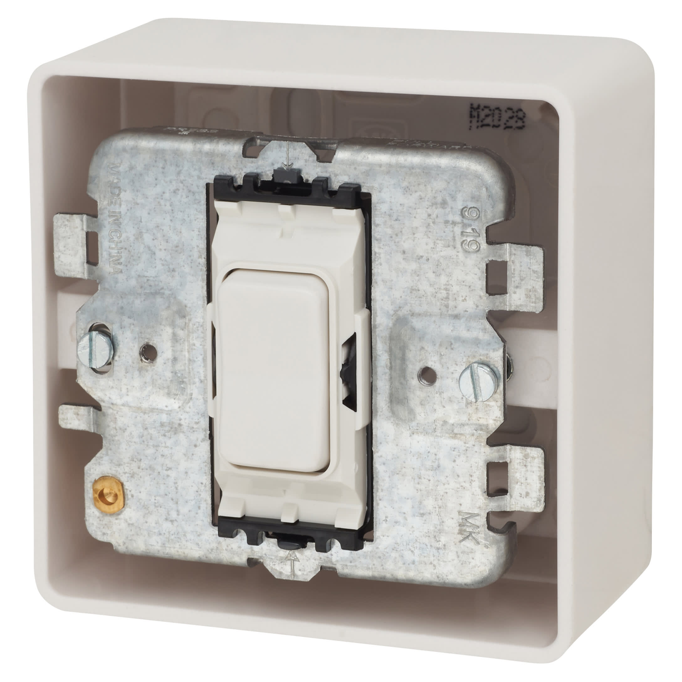 Window Operator Rocker Switch with Backbox - 230V - view 2