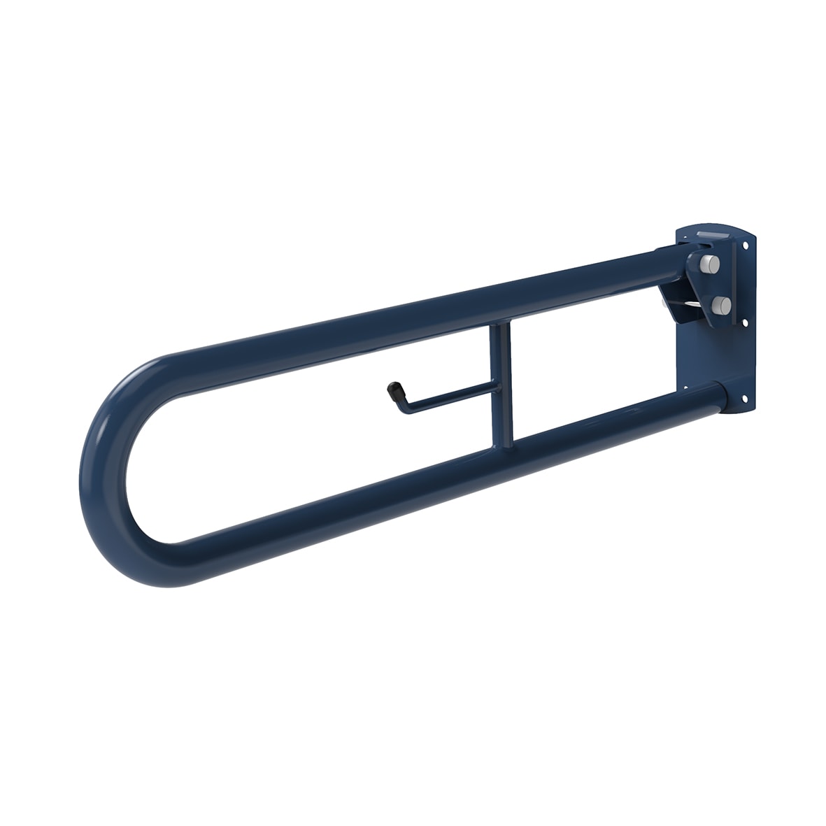 Hinged Support Grab Rail - 800 x 200mm - Dark Blue - view 3