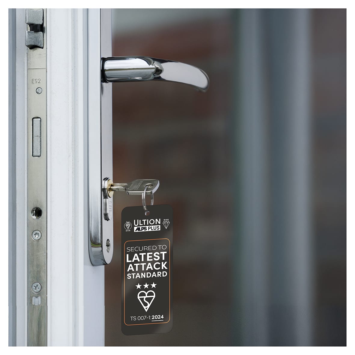 ALPS 3 Star PLUS Euro Double Cylinder - 45mm + 50mm - Satin Nickel/Brass - Keyed to Differ - view 5