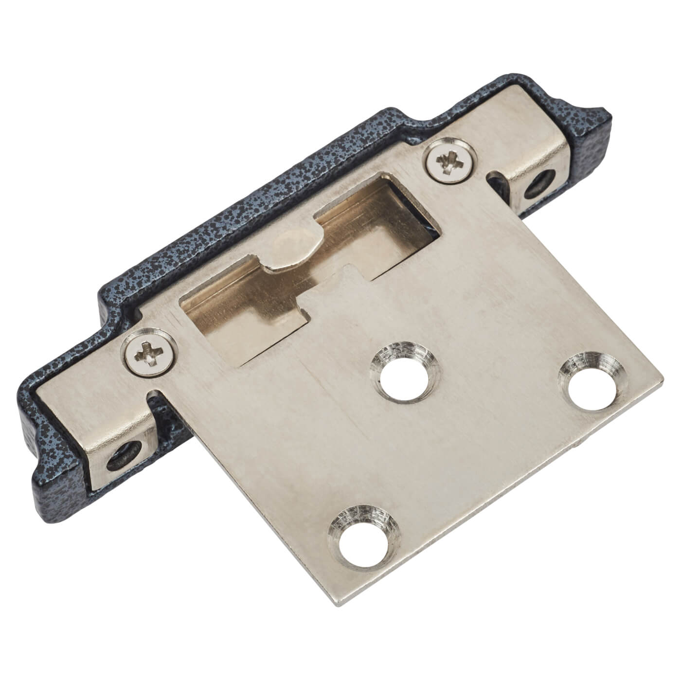 High Security Fitch Sash Window Fastener Cam Lock Large Keep - 81 x 35mm - Antique Black - view 3