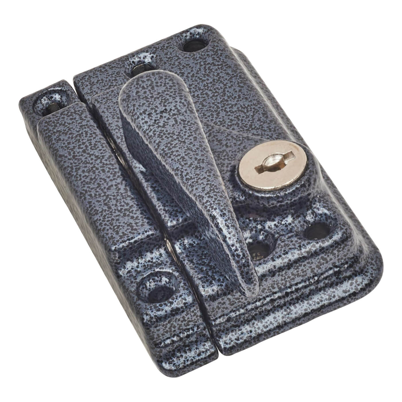 High Security Fitch Sash Window Fastener Cam Lock Large Keep - 81 x 35mm - Antique Black - view 4