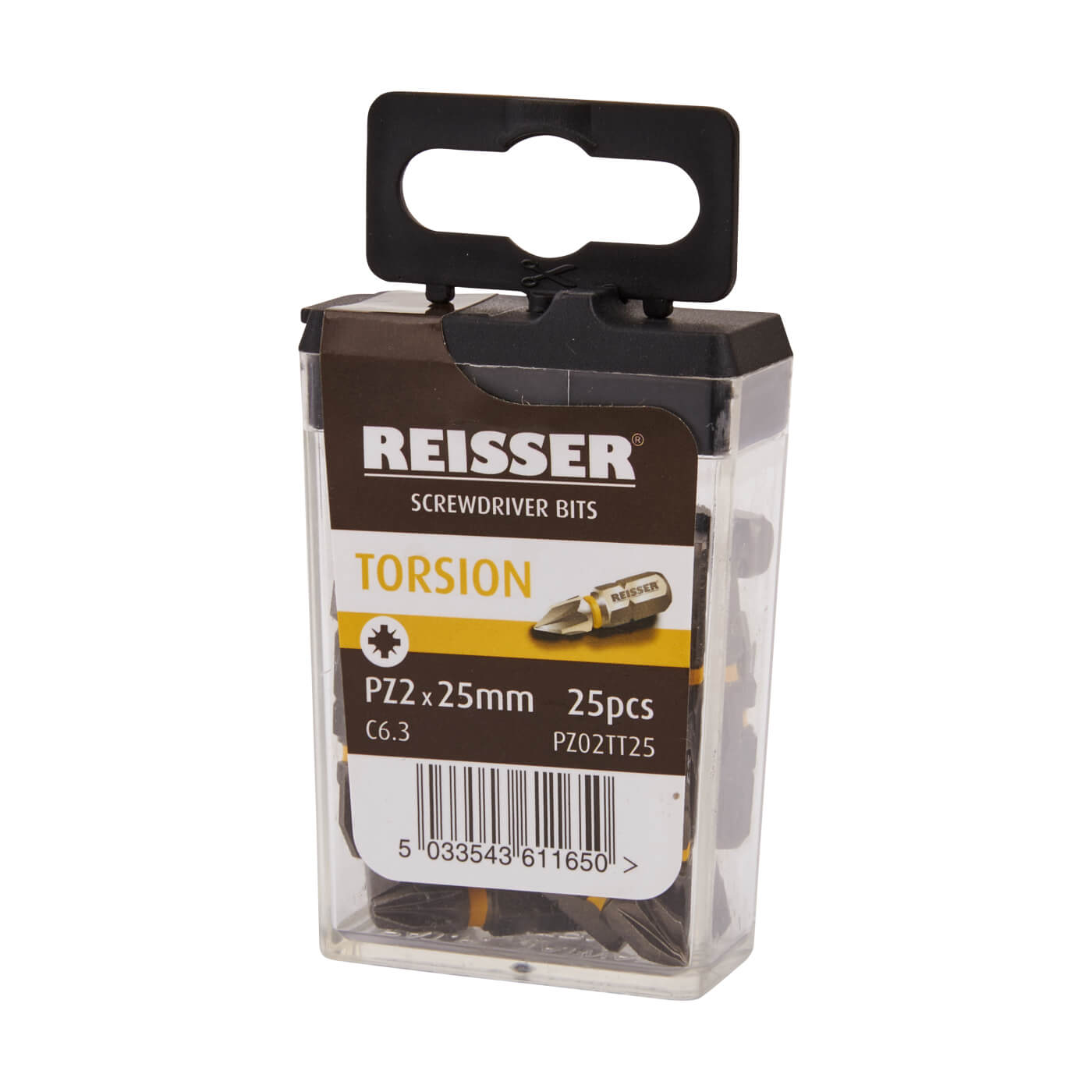 Torsion Driver Bits - Pozi - - 25mm Length - Pack of 25 - view 2