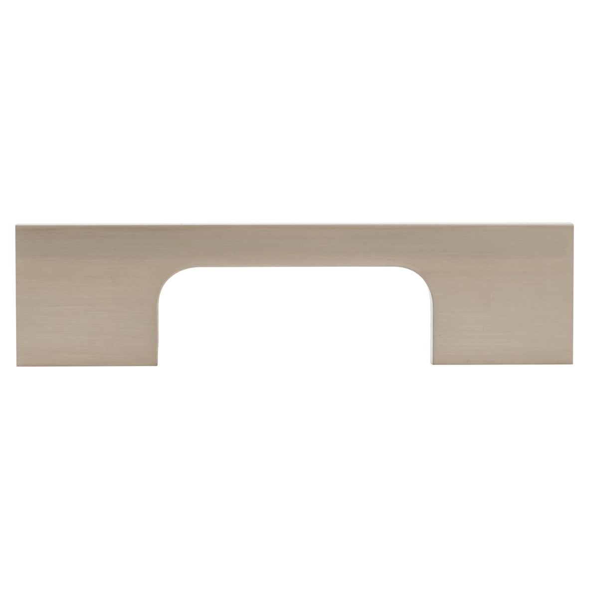 Bibury 8mm Slim D-Bar Cabinet Pull Handle - 96mm Centres - Satin Nickel - view 2