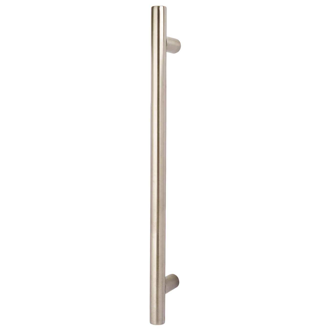 Satin Stainless Steel 30mm T-Bar Door Pull Handle - Bolt Fix - 600mm Centres - view 2