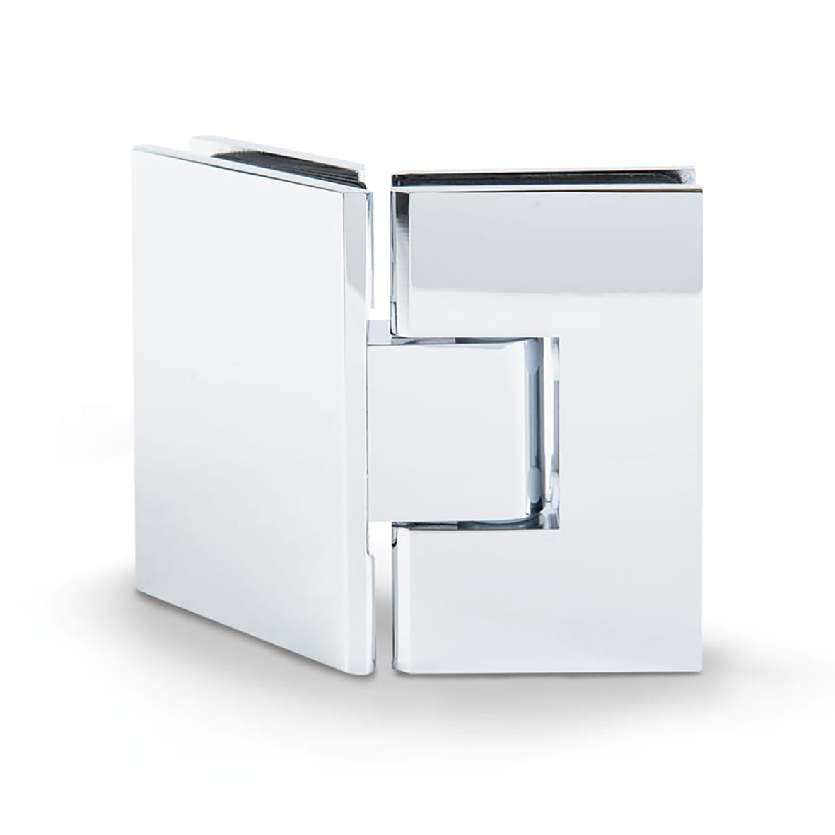 Bilbao Select Glass to Glass Shower Hinge - 135° - 8-12mm Glass - Polished Chrome - view 2