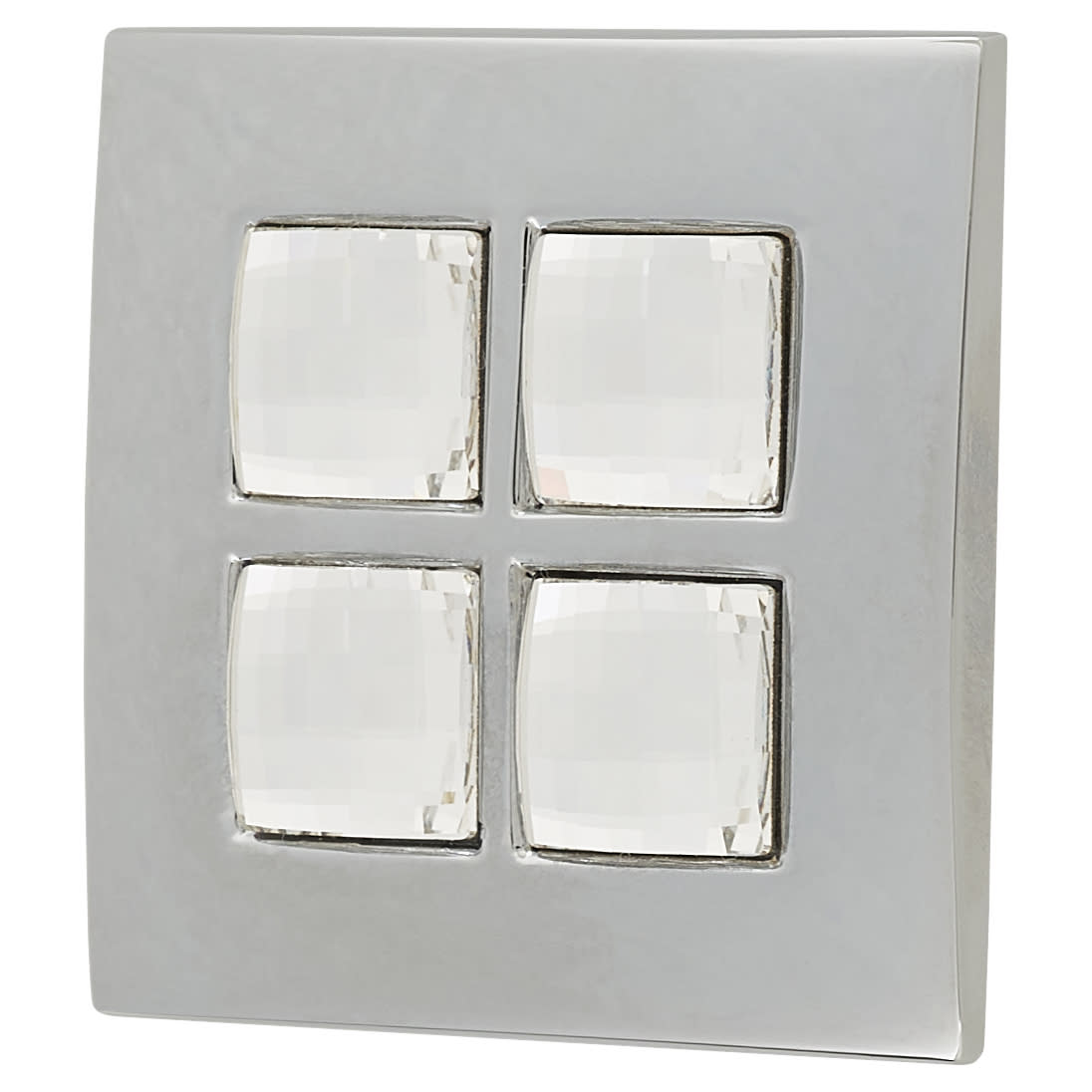 Swarovski Crystal Delos Cabinet Knob - 38 x 38mm - Clear - view 2